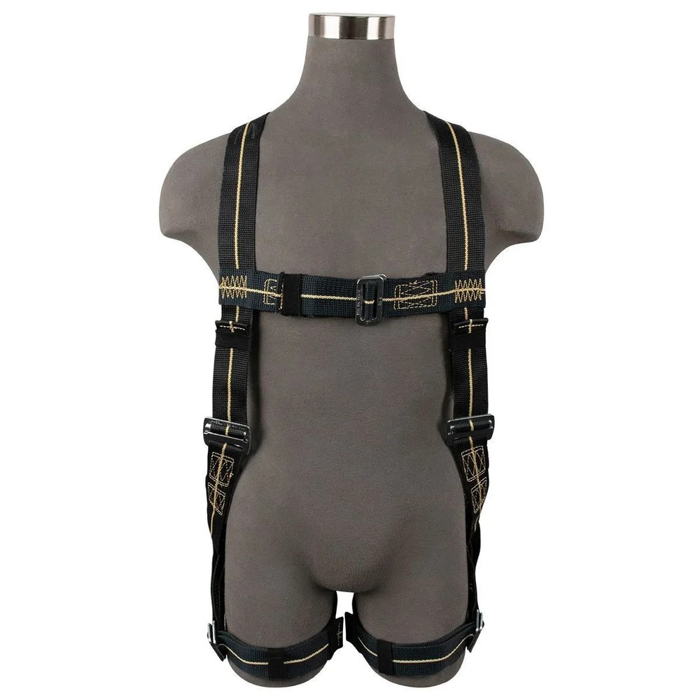 Safewaze FS77325-FR-L Welding Full Body Harness: 1D, Aramid Web, Large