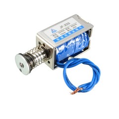 DC24V 400mA 45N 10mm Pull Push Frame Linear Motion Solenoid Electromagnet