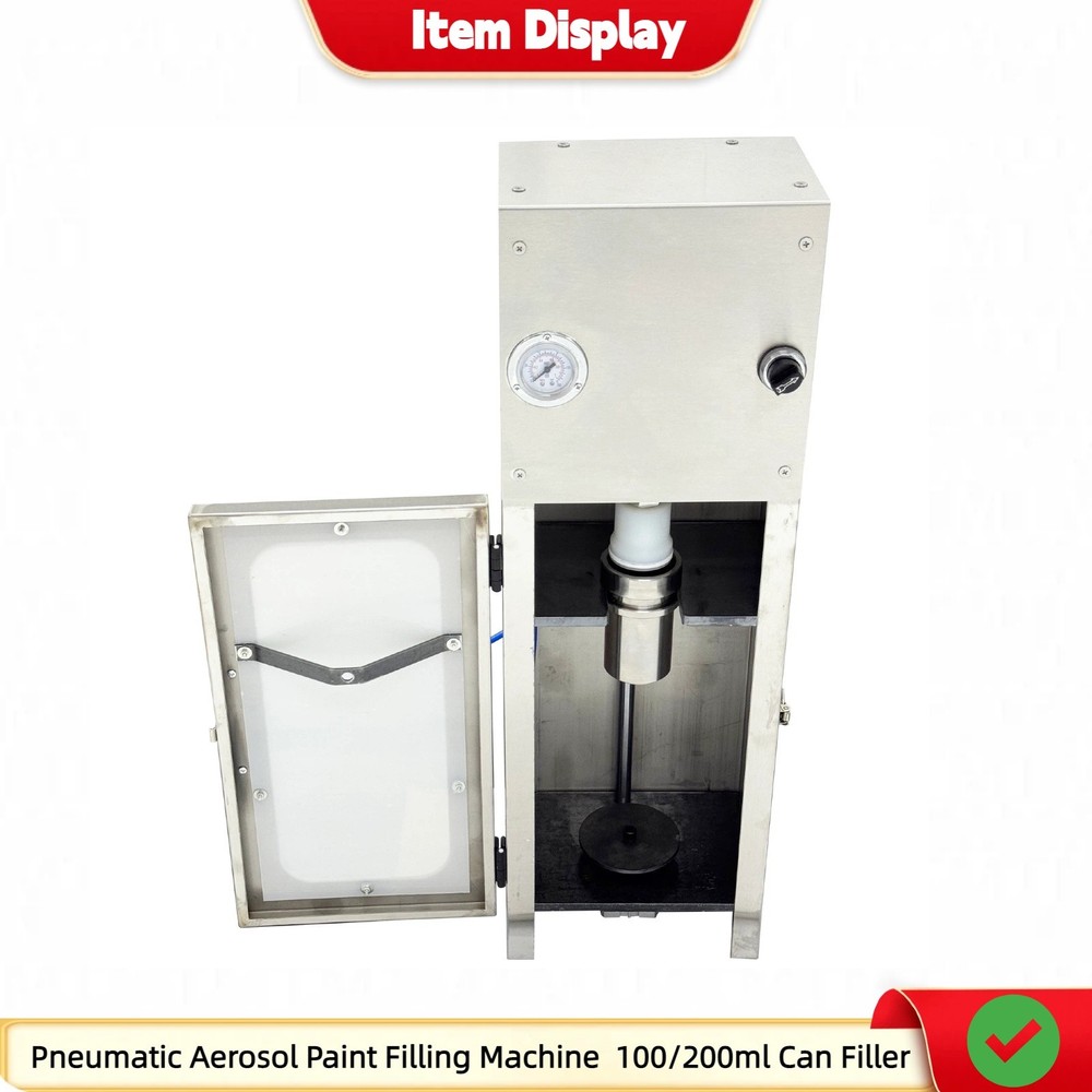 Pneumatic Aerosol Paint Filling Machine Semi-automatic Paint Spray Can filler