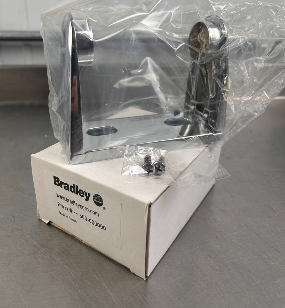 Bradley 505-00 Commercial Toilet Paper Dispenser, Surface-Mounted, Zinc w/Nickel