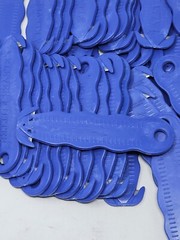 (50) Klever Kutter KCJ-1B Blue Safety Cardboard Box Cutters