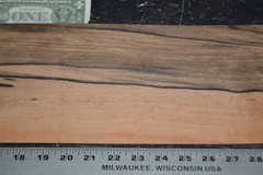 Ebony Raw Wood Veneer Sheet 7 x 31 inches 1/42nd thick IFP-DS1