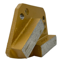18 Pack Bolt on Diamond Grinder Tooling For Concrete Floor Grinders Medium Bond