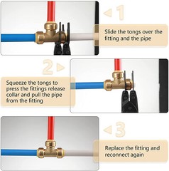 3/8 Inch To 1 Inch Pro Disconnect Tool Push to Connect Fitting Removal PEX Pip