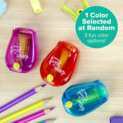 Bostitch Office Pencil Sharpener, Manual, One Assorted Color, Twist-N-Sharp, Kid