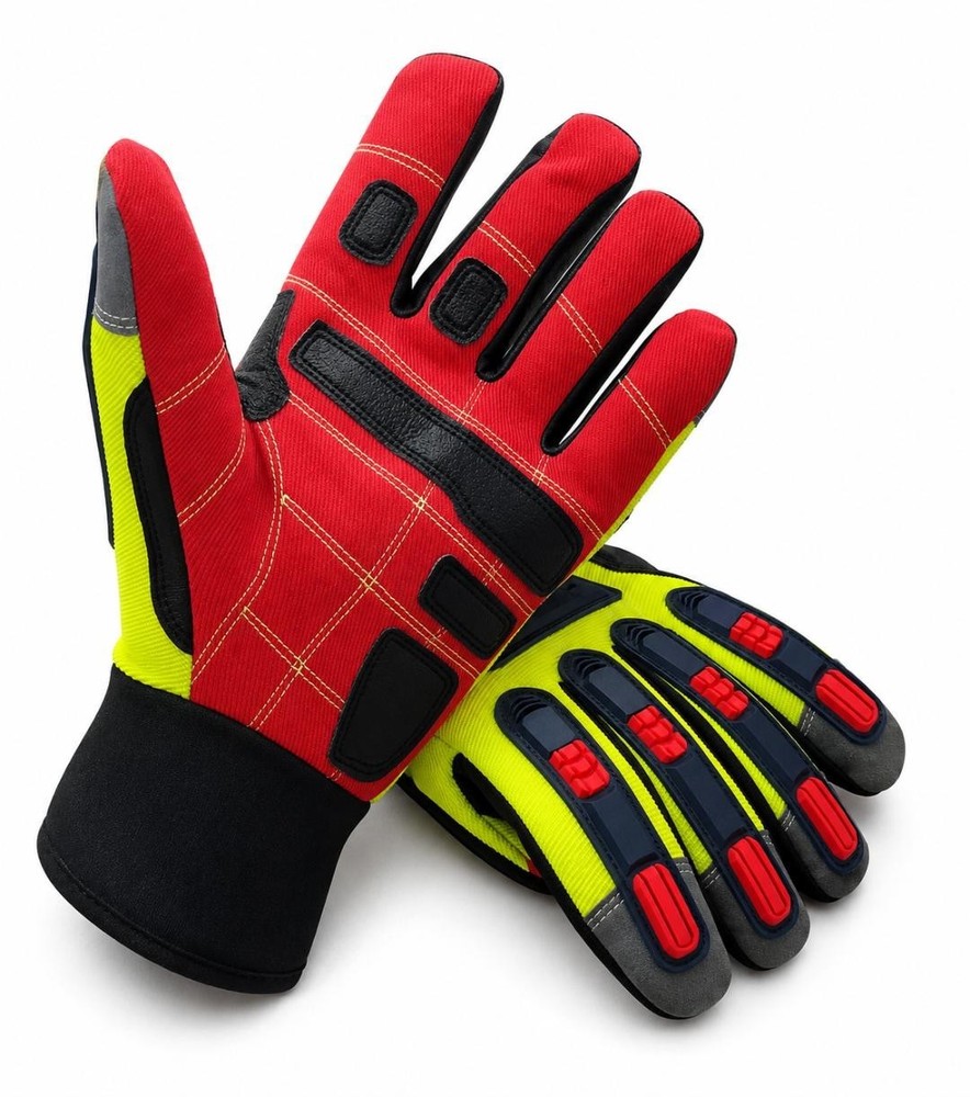 Ringers Gloves R-24 Hi-Vis Impact Protection Thinsulate Work Gloves Size L OR XL