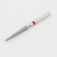 Dental Diamond Burs FG 850/016F Round End Taper Fine Grit Red High Speed Dia Bur