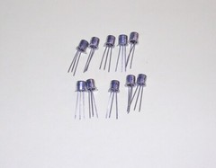 BC108B / GENUINE Amperex A1380 Transistor , Lot of 10 , Tested & Gain Matched