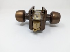Yale 6208 LH Monolock CX Design BR Knob, 10B Dark Bronze Finish, Y1 Keyway