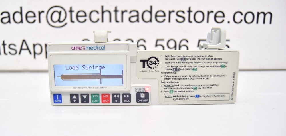 CME McKINLEY T34 SYRINGE DRIVER (30 day return)