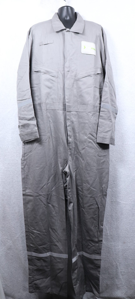 Pro Frac Flame Gear Cat2 FR Coveralls Men’s 2XL Tall (48×36) Gray Long-sleeve