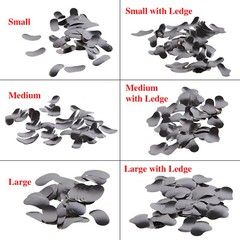 50Pcs Dental Matrices Bands Sectional Contoured Metal Matrix bands soft S/M/L