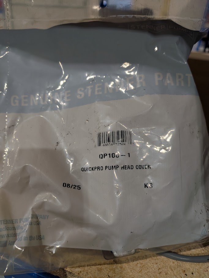 *BRAND NEW* Stenner Pump QuickPro Head Cover – QP100-1 – Quantity: 1