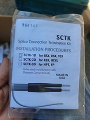 THERMON SCTK-1D Splice Connection Termination Kit for BSX, RSX, VSX 104785 Texas