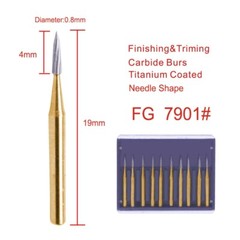 AZDENT Dental Tungsten Carbide Bur FG Dills Round Type For High Speed Handpiece