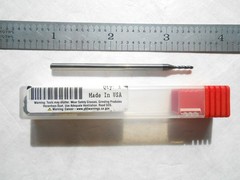 NEW ACCUPRO USA .060″ CUT DIA X .312″ LOC X 2-1/2″ L 3FL CC CARBIDE BALL ENDMILL