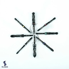 8pcs Dental Surgery Drills Black Titanium Coated Hardened longer life CE