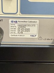Rohde & Schwarz zvc vector network analyzer 20khz/300khz 8ghz -Fresh calibration