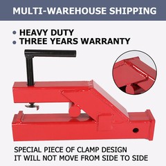 Receiver Hitch 2″ Clamp On Trailer Tractor Bucket Mount Adapter For Deere Bobcat