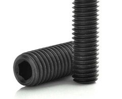 1/2-20 × 1-1/4 Socket Set Screw, (8) Cup Point, PLAIN Finish, New.