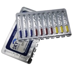 10 in a Pkg Barbed Broaches ColorCoded, Stainless Steel All Sizes & Length