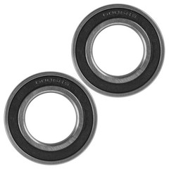 Caltric 6006-2RDQE6 6006-2RS 60062RS Rubber Sealed Ball Bearings 30x55x13 mm