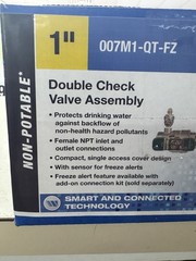 Watts 1 in. Bronze Double Check Valve Backflow Preventer Assembly w/ Sensor