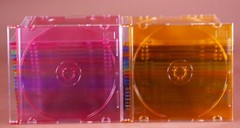 Lot of 45 Multi-Color Jewel Cases Slim Thin Empty