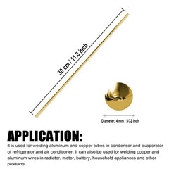 8 PCS 4mm/ 5/32 Inch Brass Rod Brass Round Stock Lathe Bar Stock Kit Solid Brass