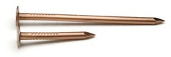1″ Smooth Shank Solid Copper Roofing Nails 10 Gauge USA Made – Qty 50