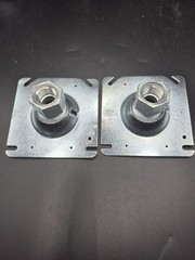 Lot of (2) 4 Inch Swivel Fixture Hanger with 4 holes in the plate Free Shipping