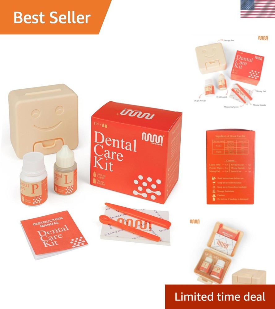 Zinc Oxide Eugenol Cement Dental Care Kit Glue For Crowns & Bridges Filling