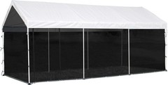 Rio Beach Shelterlogic Maxap Screen House Enclosure Kit 10 Ft. X 20 Ft. Frame
