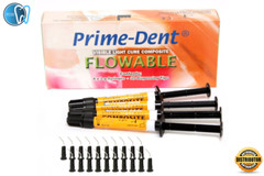 Prime-Dent Micro Hybrid VLC Flowable Composite Resin – A2 Shade
