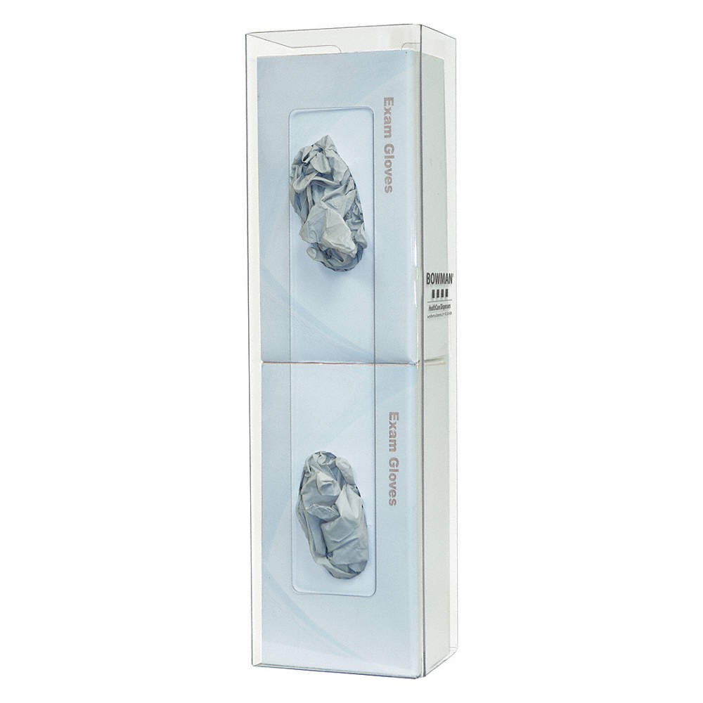 BOWMAN DISPENSERS GP-106 Glove Box Dispenser,2 Boxes 34GE92