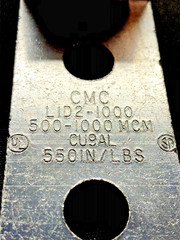 Eaton EPBSL5001000 Alum. Mechanical Lug Kit 500-1000MCM – For Safety Socket Line