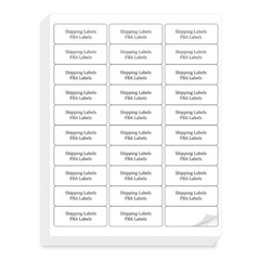 100 Sheets 1″x2-5/8″ Address Shipping Labels Stickers 30-UP for Inkjet and Laser