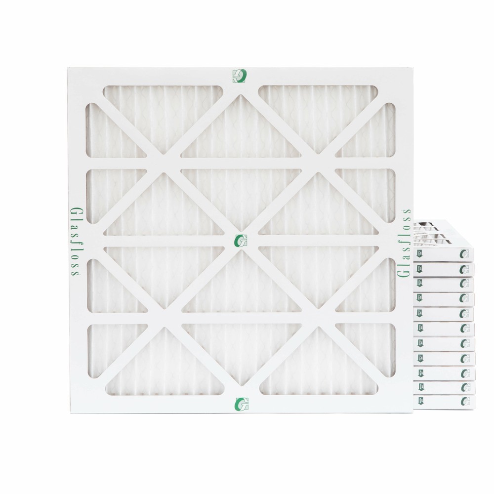 18x20x1 MERV 10 Pleated Air Filters. 12 PACK. Actual Size: 17-1/2 x 19-1/2 x 7/8