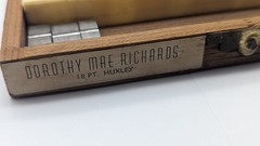 KINGSLEY HOT FOIL Stamping Print type letters Font HUXLEY 18PT