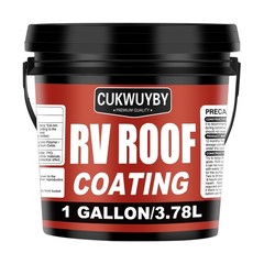 RV Roof Sealant 1 Gallon, RV Roof Coating Quick Drying Solar Reflective, Leak…