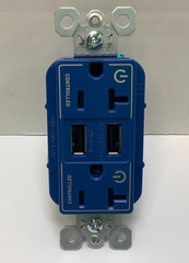 Legrand TR5362USBCDBL Tamper Resistant Duplex Outlet w/USB Charger, 20A, 5pk