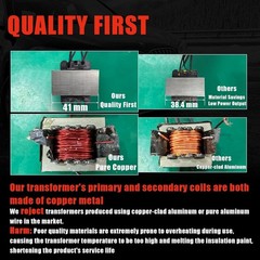 Plastic Welder Kit with Staples Copper Transformer Rapid Heating Car Repair