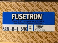 Lot Of 10 Bussmann Fusetron FRN-R-1 6/10 Amp Fuse CartridgeClass RK5 250vac 1.6A