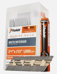 Paslode 650523 2-3/8”x.113 Ring Shank Strip Nail W/Fuel (1,000/Box)