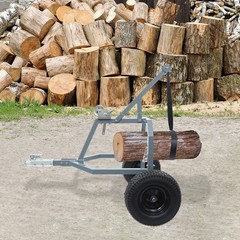Heavy-Duty ATV Log Skidding Arch & Holder Set Logs Trailer Strong Load-bearing
