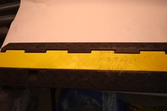 Vevor 2 Channel Heavy Duty Rubber Cable Protector Ramp 10″ x 39″