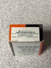 NEW Box of 50 Thomas & Betts Sta-Kon C10-6 Ring Terminals 12-10 AWG Size #6 Bolt