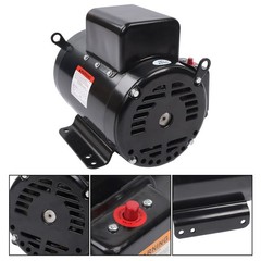5 HP Single Phase ODP Compressor Motor 184T Frame 208-230V 60Hz Industrial