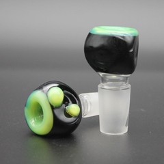 Slyme Pyrex Lab Glass Slide Triangle Bowl 14 18mm Fitting Tobacco Hookah Bong