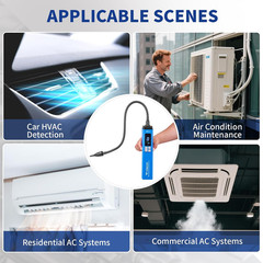 HVAC Refrigerant Leak Detector for R134A R1234Yf R410A | Heated Diode HVAC Leak